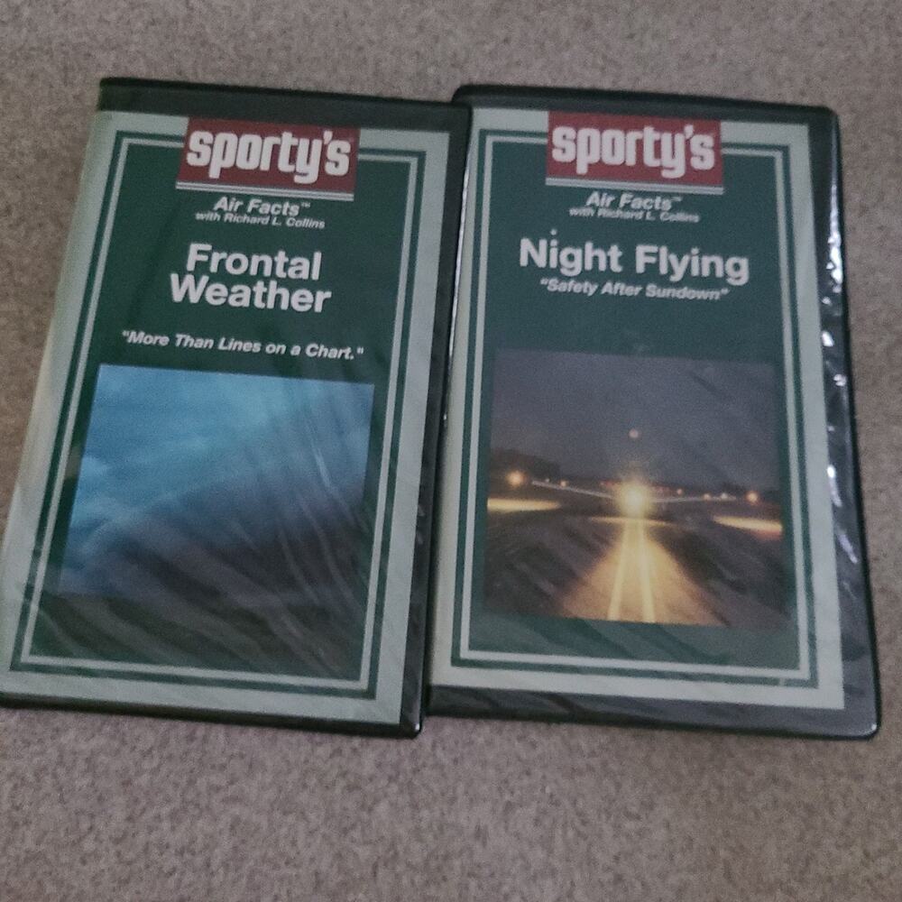 Sporty's Pilot Shop Lot: Night Flying and Frontal Weather 1996 VHS